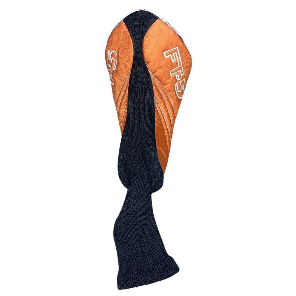 CALLAWAY FT-5 Driver/1-Wood Head Cover with Long Sock [Orange/Black] Replacement